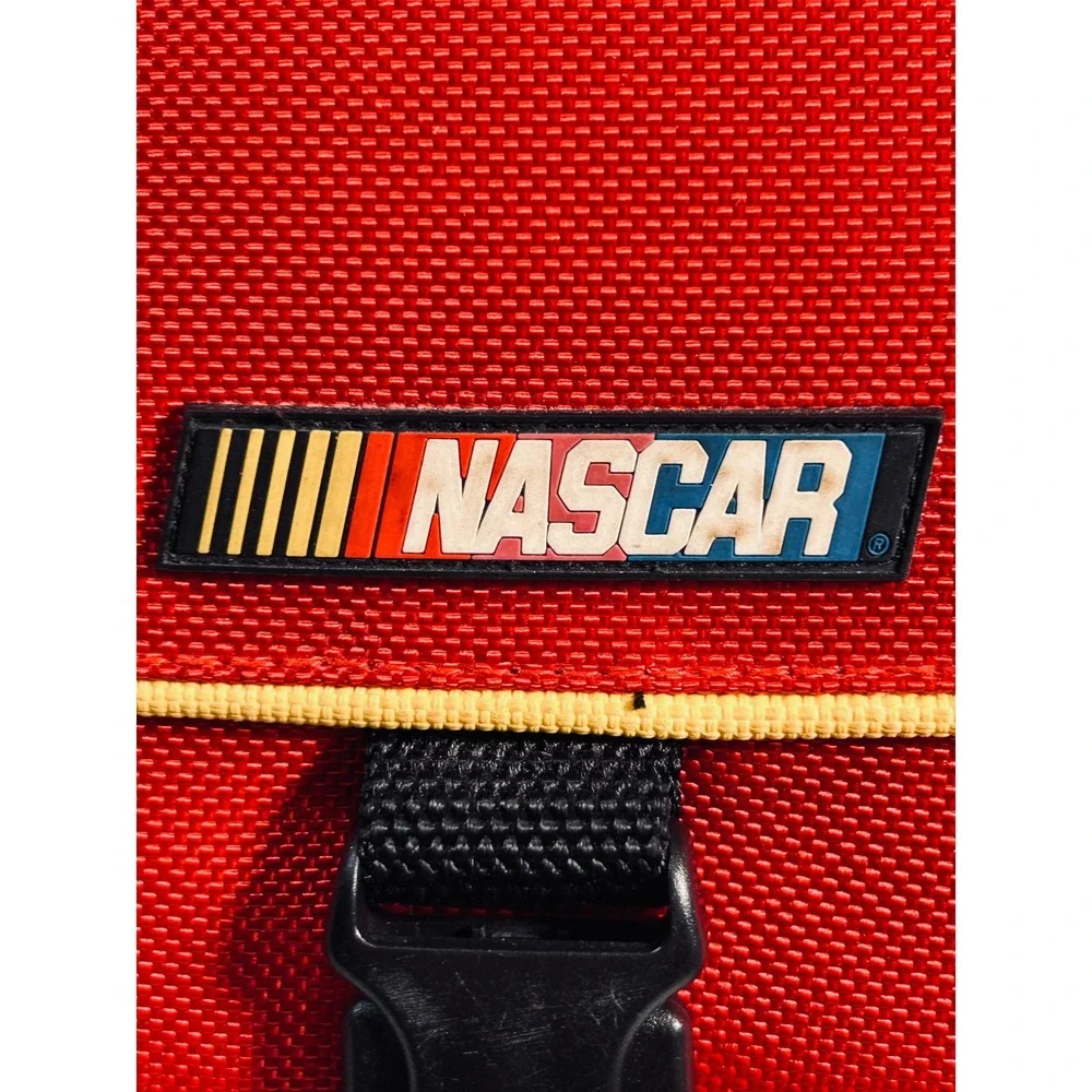 Vintage NASCAR Racing Gear Camera Bag Red Black Crossbody Utility Travel‎ Bag